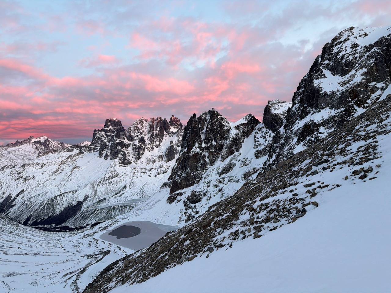 Instrucción en Técnicas de Alta Montaña/Cerro Castillo Otoñal