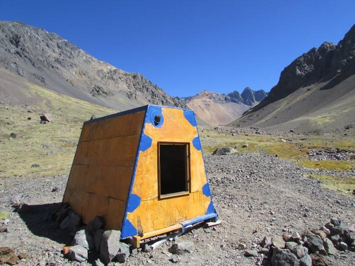 Refugio de la Federación, valle Lo Valdés