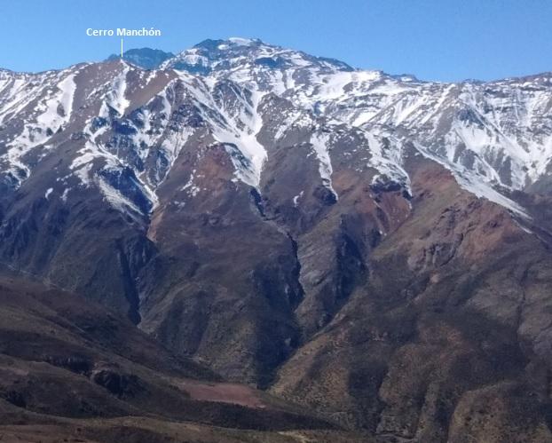 Cerro Manchón por cara oeste