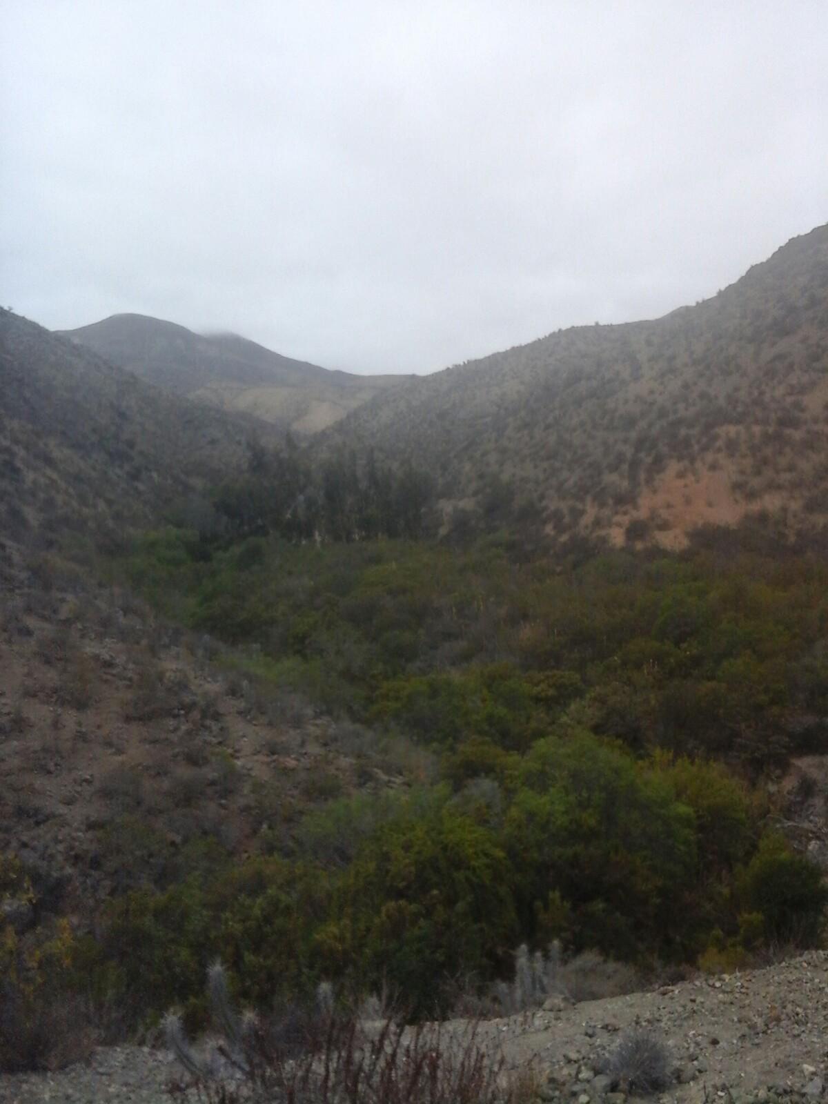 Cascada Puclaro por Quebrada Las Trancas
