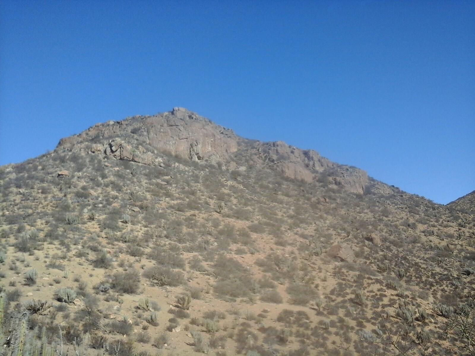 Cerro Cotún por ladera Noreste