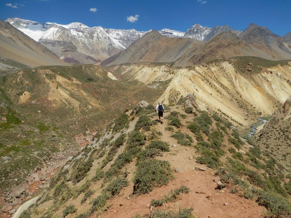 Nevado de Piuquenes vía valle del Museo
