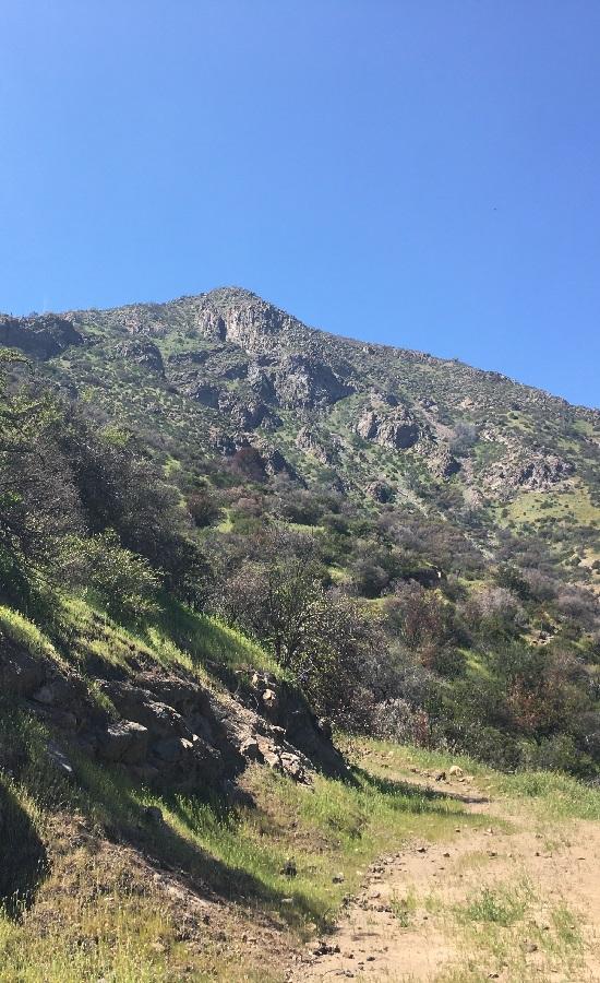 Cerro Manquehue por cara oeste
