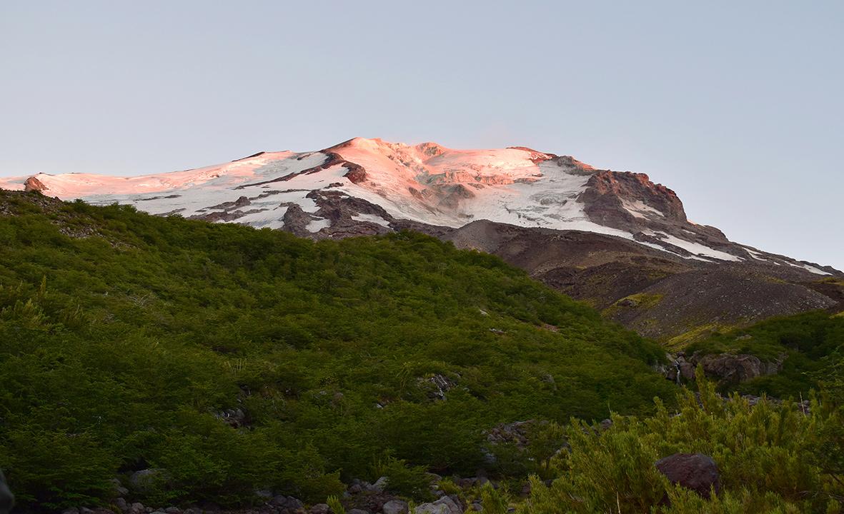 Volcán Callaqui vía río Malla